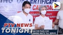 Manila Vice mayor files COC accomplanied by running mate Yul Servo