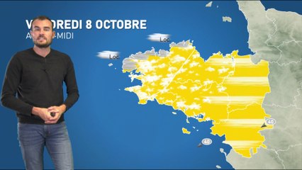 Bulletin météo pour le vendredi 8 octobre 2021