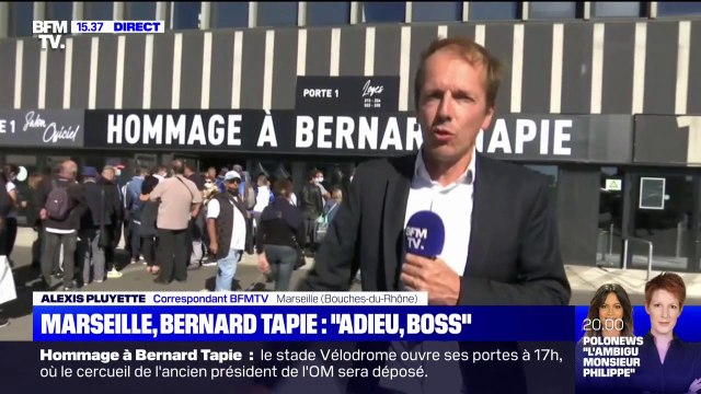 Hommage à Bernard Tapie: Marseille dit adieu au boss