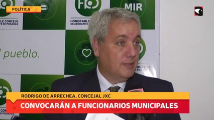 Convocarán a funcionarios municipales