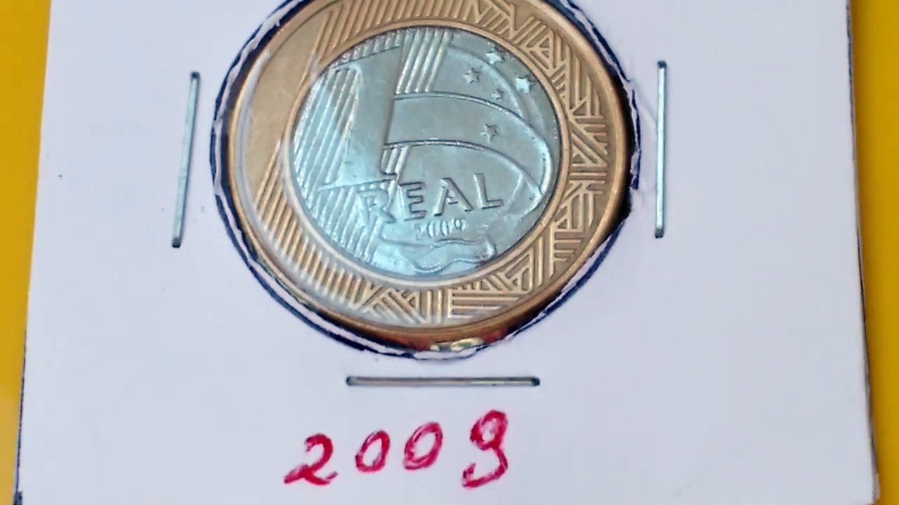 MOEDA DE 1 REAL ! REVERSO HORIZONTAL
