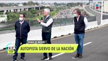 Alfredo del Mazo inaugura la autopista Siervo de la Nación