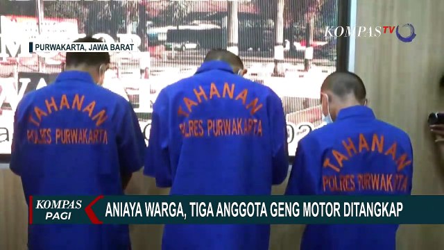 Viral Geng Motor di Purwakarta Aniaya Warga