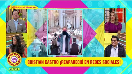 Así reapareció Cristian Castro en redes sociales