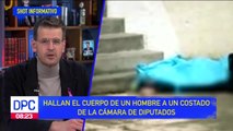 Hallan el cuerpo de un hombre a un costado de la Cámara de Diputados