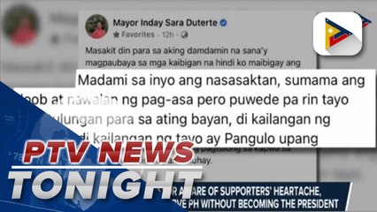 Davao City mayor wants to finish last term before running for a different post