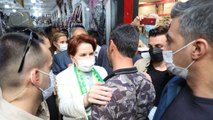 İYİ Parti lideri Akşener, AKP'nin kalesinde bir dokundu, bin ah işitti
