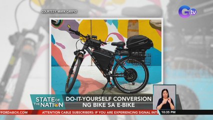 Do-it-yourself conversion ng bike sa e-bike | SONA