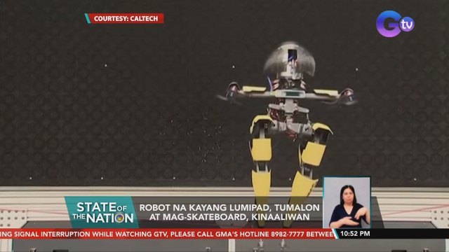 Robot na kayang lumipad, tumalon at mag-skateboard, kinaaliwan | SONA