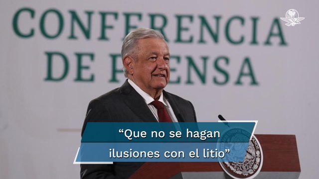 AMLO amaga a legisladores por el litio; no habrá concesiones si no se aprueba reforma energética
