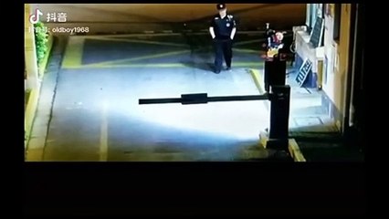 Un automobiliste fonce dans un poteau mais avait une bonne raison de ne pas être concentré !