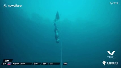 Record du monde de plongée en apnée battu : 120m de profondeur