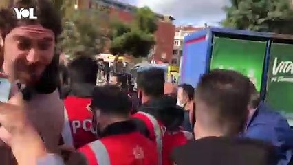 Boğaziçili öğrenci röportaj verdiği sırada gözaltına alındı