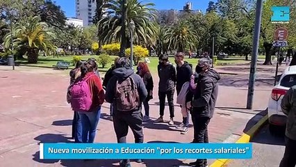 Nueva movilización a Educación "por los recortes salariales"