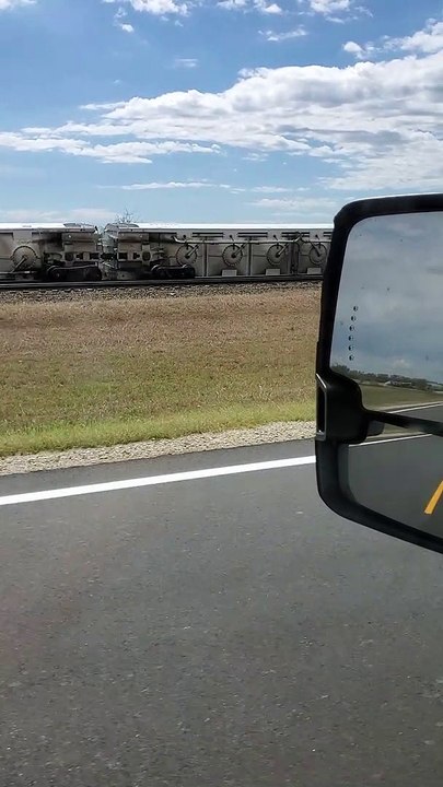 Train Derailed by High Winds