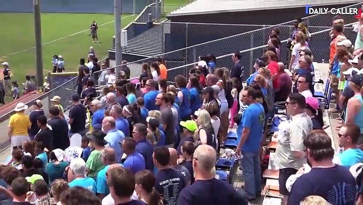 Viral Tiktok Shows Dad Stepping Up To Sing Anthem Before Sporting Event.