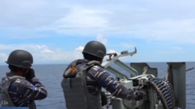 TNI AL Gelar Latihan Tempur di Perairan Papua Barat