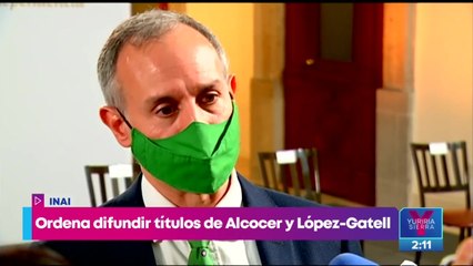INAI ordena a la UNAM difundir los títulos de Alcocer y López-Gatell