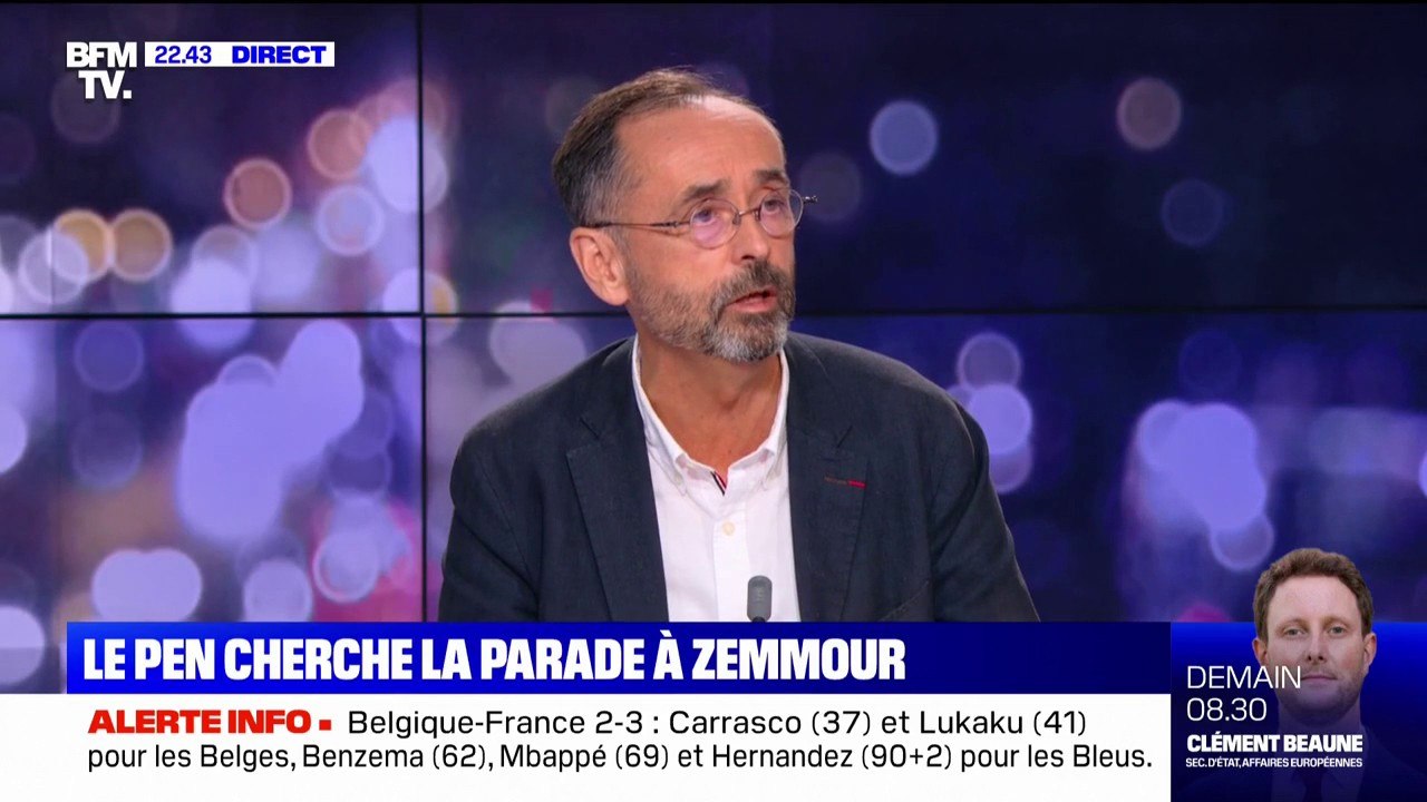 Pour Robert Ménard, Éric Zemmour et Marine Le Pen "disent à peu près la même chose" sur de nombreux sujets