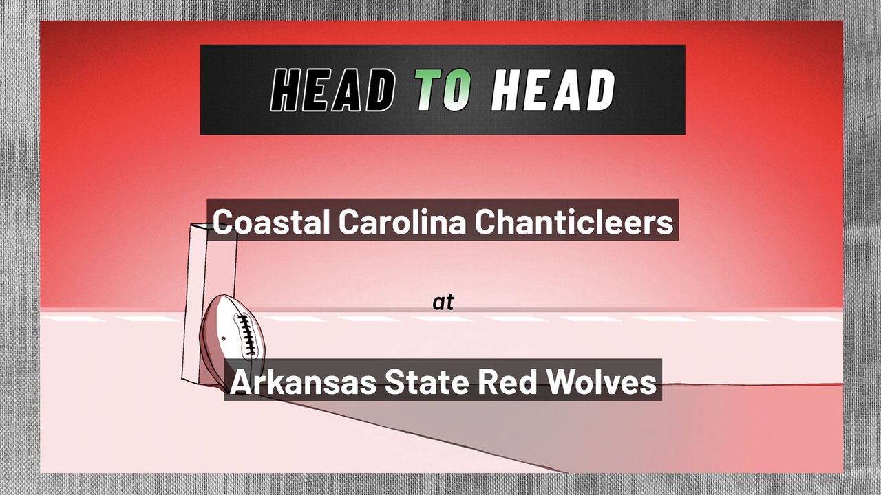 Coastal Carolina Chanticleers at Arkansas State Red Wolves: Over/Under
