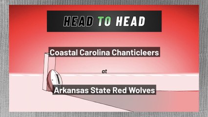 Coastal Carolina Chanticleers at Arkansas State Red Wolves: Over/Under