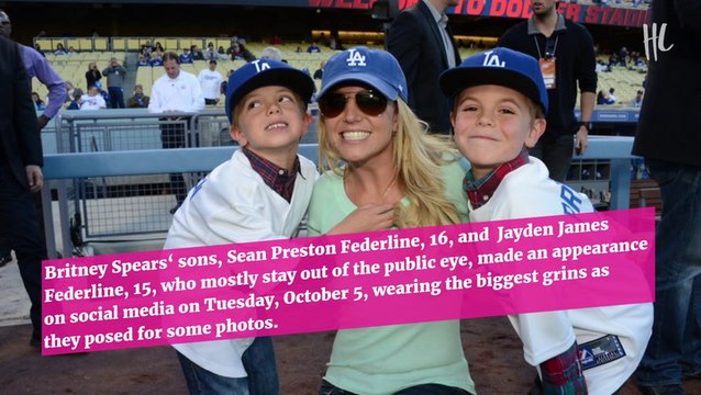 Britney Spears’ Sons Jayden, 15, & Sean,16, Are So Grown Up In Rare New Photo