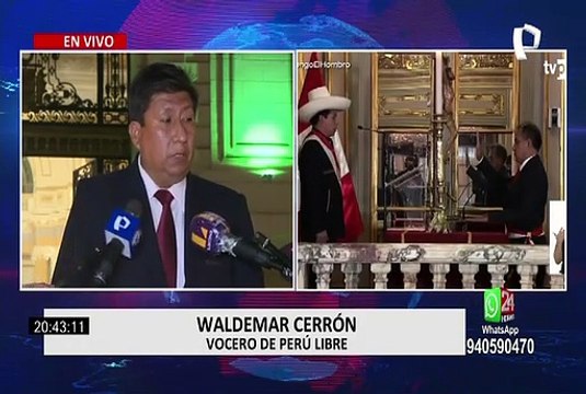Waldemar Cerrón: La bancada de Perú Libre no respalda este gabinete
