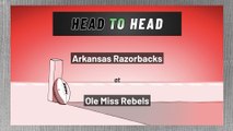 Arkansas Razorbacks at Ole Miss Rebels: Over/Under