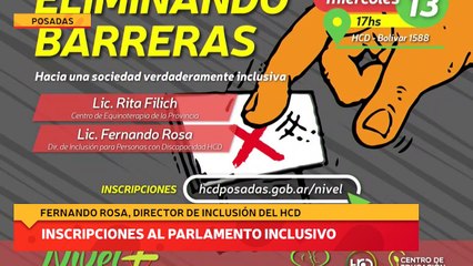 Inscripciones al parlamento inclusivo