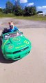 4-Year-Old Shows Off Drifting Skills in Toy Car