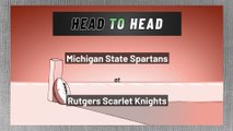 Michigan State Spartans at Rutgers Scarlet Knights: Over/Under
