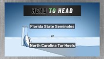 Florida State Seminoles at North Carolina Tar Heels: Over/Under