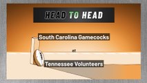 South Carolina Gamecocks at Tennessee Volunteers: Spread