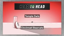 Temple Owls at Cincinnati Bearcats: Spread