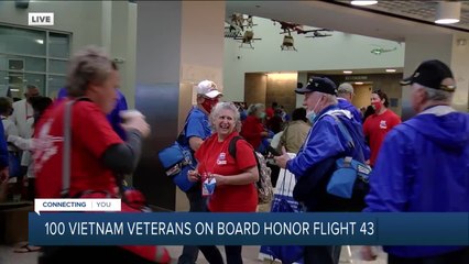 Honor Flight 43 leaves Bakersfield for Washington, D.C.