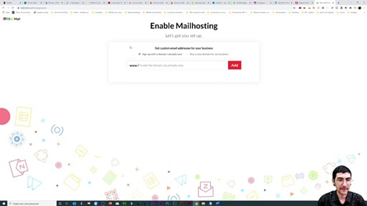 criando email corporativo