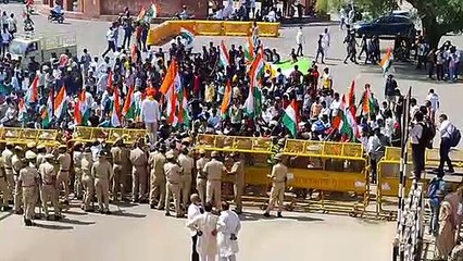 युवाओं ने किया 'शंखनाद', निकाली रैली