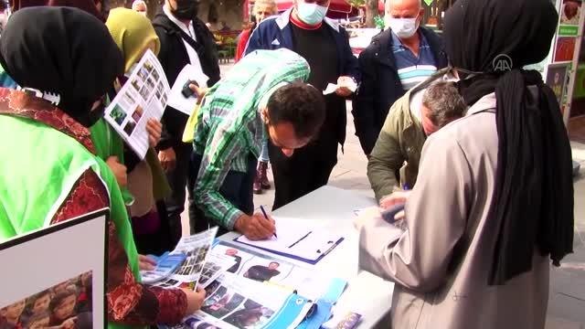 Çin'in Uygur Türklerine dair politikası protesto edildi