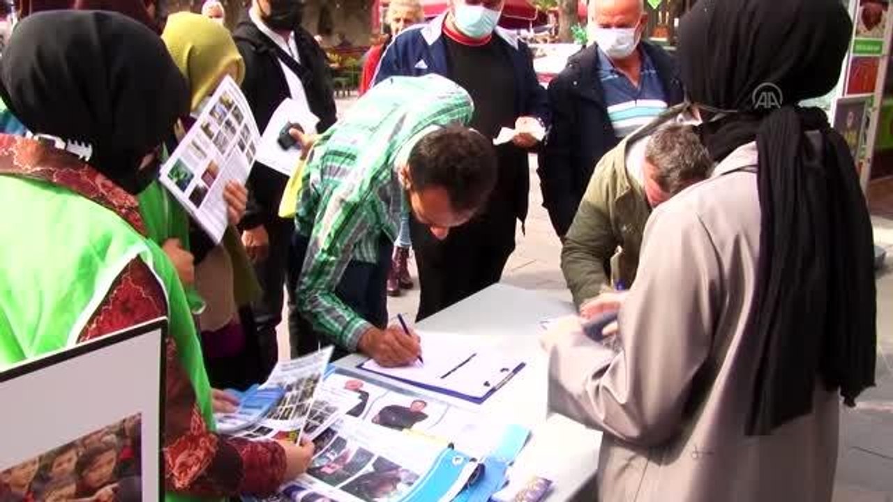 Çin'in Uygur Türklerine dair politikası protesto edildi