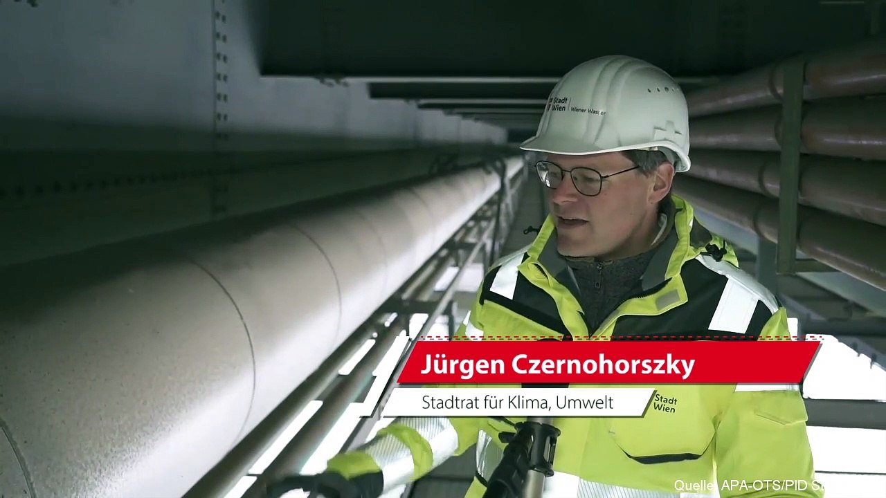 Zusätzliche Wasserleitung in der Floridsdorfer Brücke