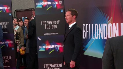 Benedict Cumberbatch Poses AtThe Power Of The Dog Premiere