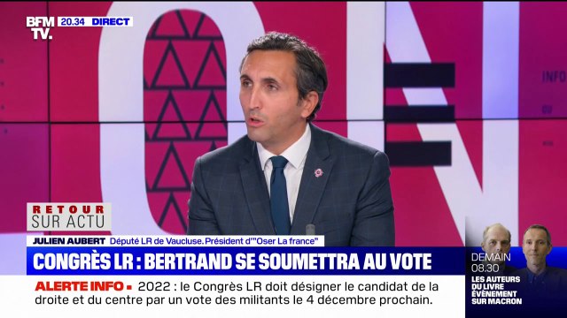 Xavier Bertrand au congrès des Républicains: Julien Aubert, député LR du Vaucluse, se dit plutôt soulagé