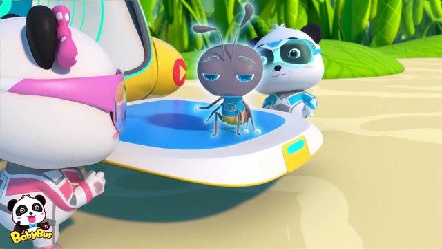 Look for Butterfly's Babies | Super Panda Rescue Team | BabyBus Cartoon
