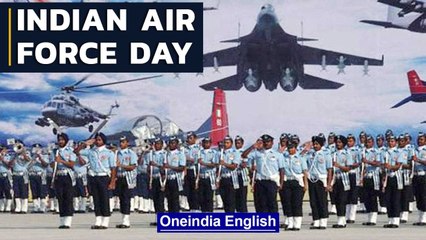 Video herunterladen: 89th Indian Air Force Day: History, significance, and saluting Indian jawans | Oneindia News