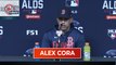 Alex Cora Says There Is “A Strong Possibility” That JD Martinez Will Start Tomorrow | ALDS Game 1