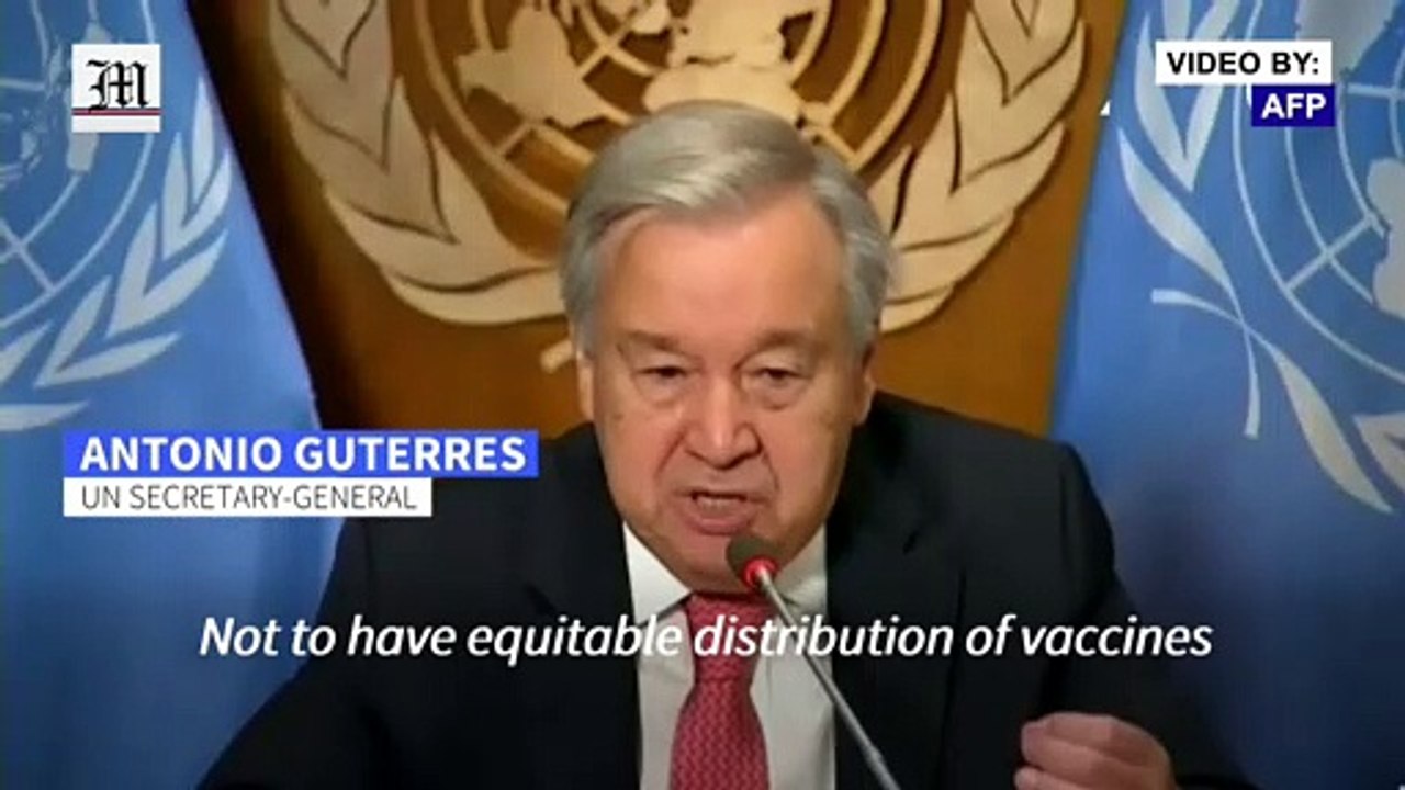 WHO: Global vaccine inequity, "not only immoral" but "stupid"