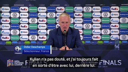Deschamps : "l'Equipe de France est plus forte avec Kylian Mbappé"