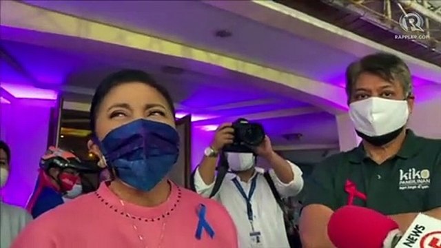 What was Robredo's deciding factor to run for president?