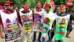 समाजवादी कार्यकर्ताओं ने लखीमपुर खीरी कांड को लेकर किया प्रदर्शन
