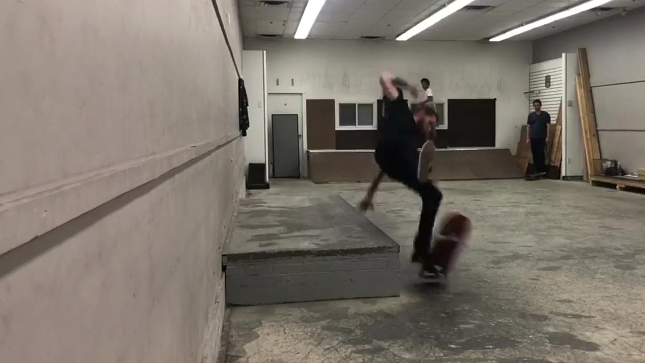 'Skater gets his face SMASHED after Switch Crooked Grind attempt flops HORRIBLY'